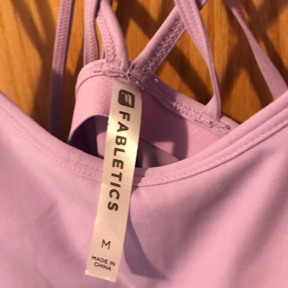 NWT Size M Ladies Purple Fabletics Swimsuit - Picture 3 of 5